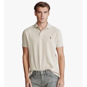 NWT Polo Ralph Lauren Classic Fit Soft Cotton Shirt Mens XXL Dune Tan Flesh Pony